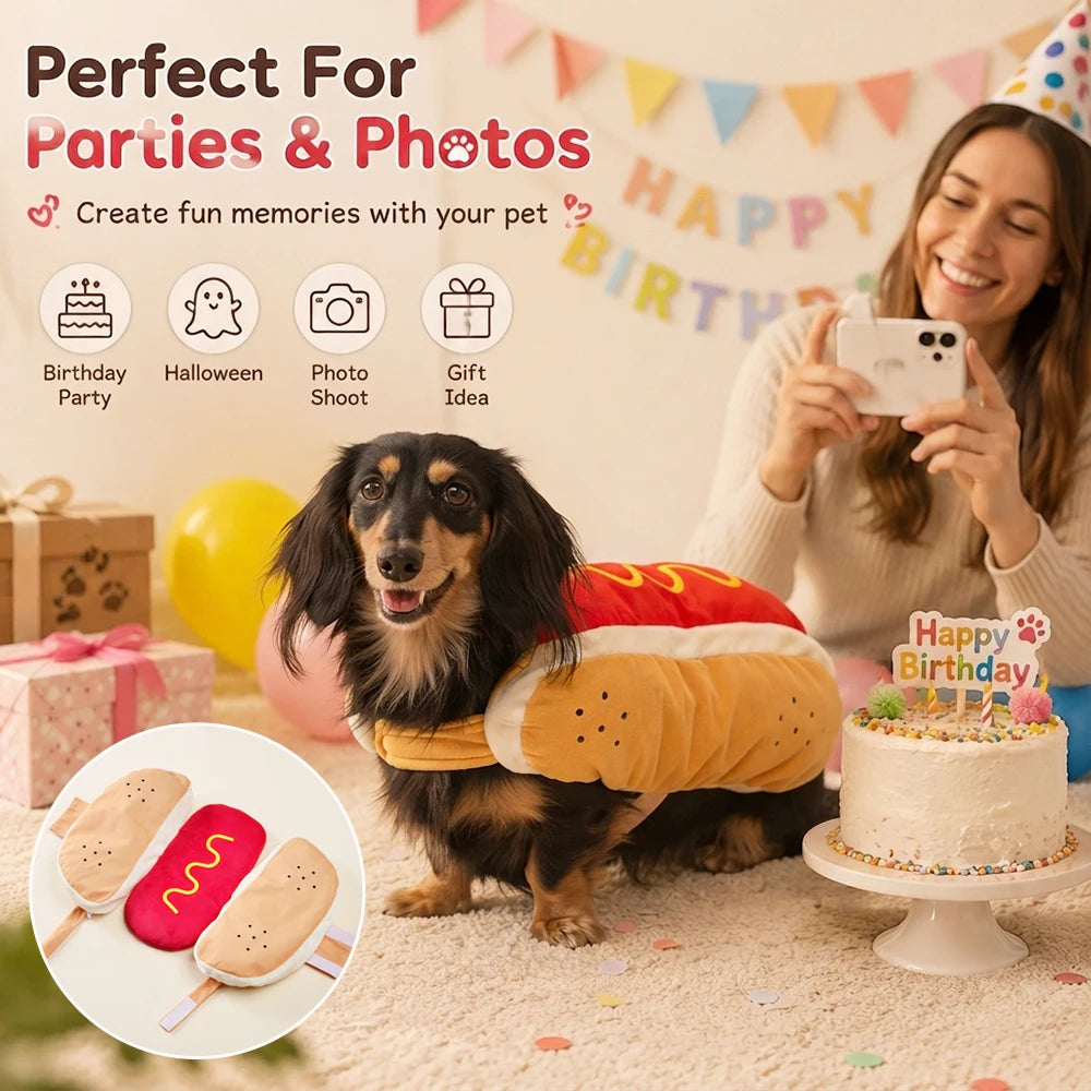 Pet Hot Dog Costume